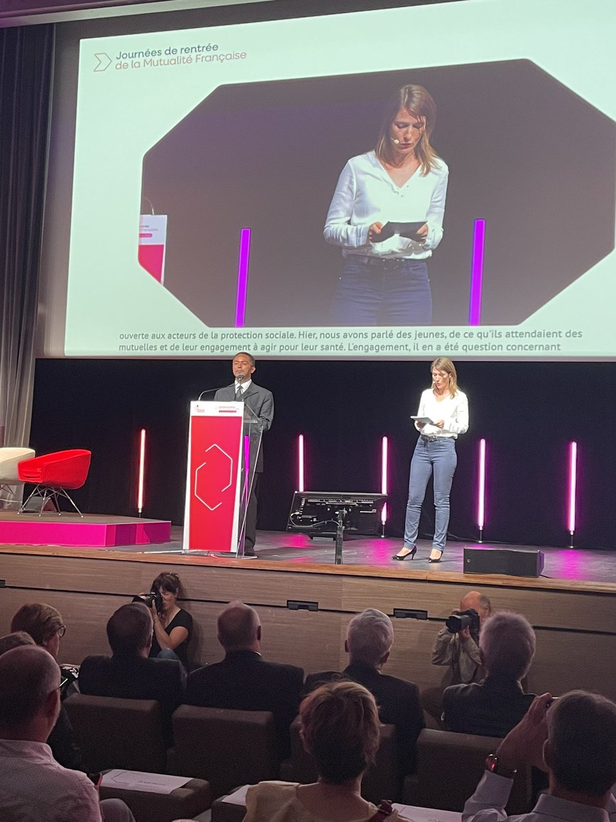 #JRMF2024 
2ème journée de rentrée de la <a href="/mutualite_fr/">Mutualité Française</a> 

🚀C’est parti ! 

Une matinée riche avec les interventions notamment de <a href="/pierremoscovici/">Pierre Moscovici</a> <a href="/Courdescomptes/">Cour des comptes</a> 
Et <a href="/nicolasrevel/">Nicolas Revel</a> 

La mobilisation de tous les acteurs est indispensable pour nos objectifs communs.