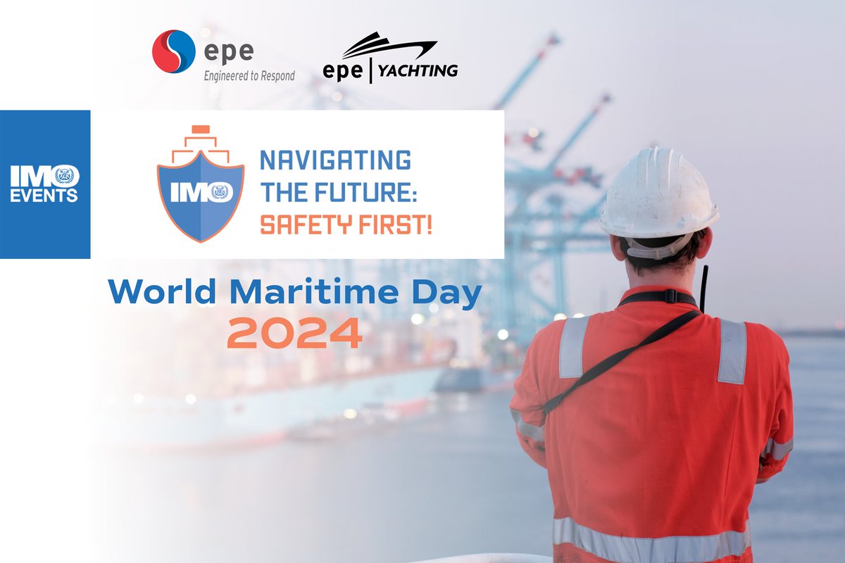 Happy #WorldMaritimeDay! 🌊 

We join <a href="/IMOHQ/">International Maritime Organization</a> in recognising this year's theme - 'Navigating the future: safety first!' and the importance of safety for our seafarers, vessels and the marine environment. EPE are proud to supply solutions that help safeguard our oceans. 🌍💙