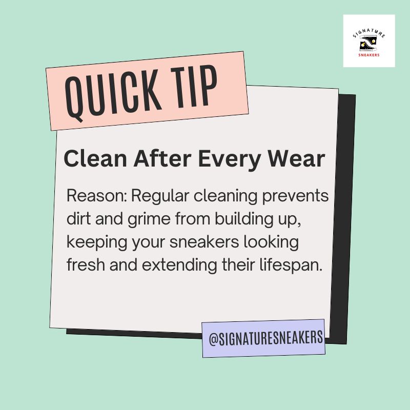 s_jithu2911's tweet image. Keep your kicks fresh with every wear! 🧼✨ A quick clean after each use will make a huge difference in maintaining that brand-new look.

#SneakerCare #CleanKicks #FreshSneakers #SneakerHead #signaturesneakers #DailySneakerCare