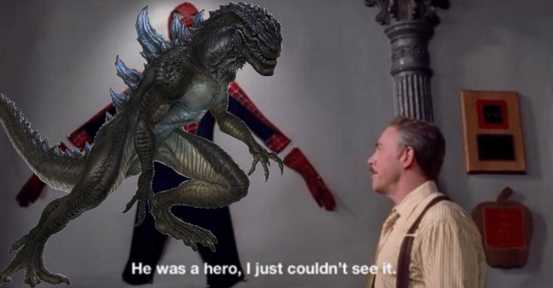 DarthSateus's tweet photo. I’m sorry Godzilla 98, I was not familiar with your game https://t.co/DdXAMu2Aho