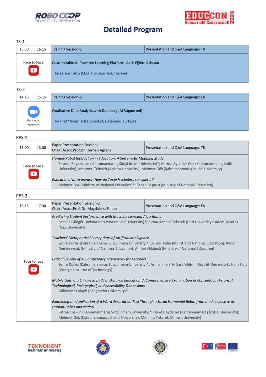 educconorg's tweet photo. EDUCCON 2024 Program has been announced. https://t.co/t5Mcw4GcJZ