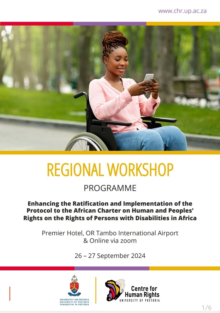MsipaDianah's tweet photo. Happening now:

The regional workshop on enhancing the implementation and ratification of the African Disability Protocol https://t.co/3CtGhIHptB