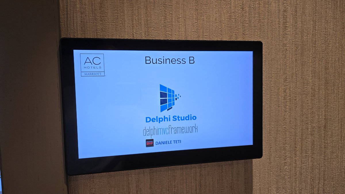 danieleteti's tweet image. Ready to start, in Valencia
#dmvcframework @delphistudio_es @bittimepro @bittimesoftware