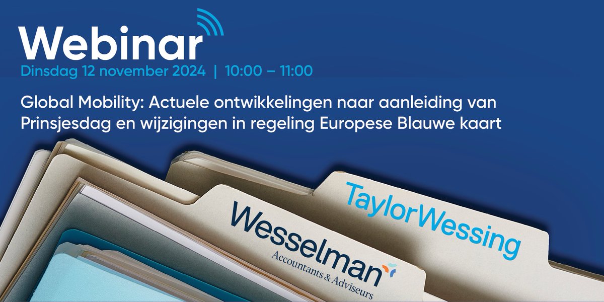 Tijdens dit #webinar gaan de experts in op de wijzigingen die zijn gepresenteerd tijdens #Prinsjesdag en bieden praktische handvatten voor werkgevers en HR-professionals die te maken hebben met internationale medewerkers en #arbeidsmigratie: lnkd.in/e8jx_e5X