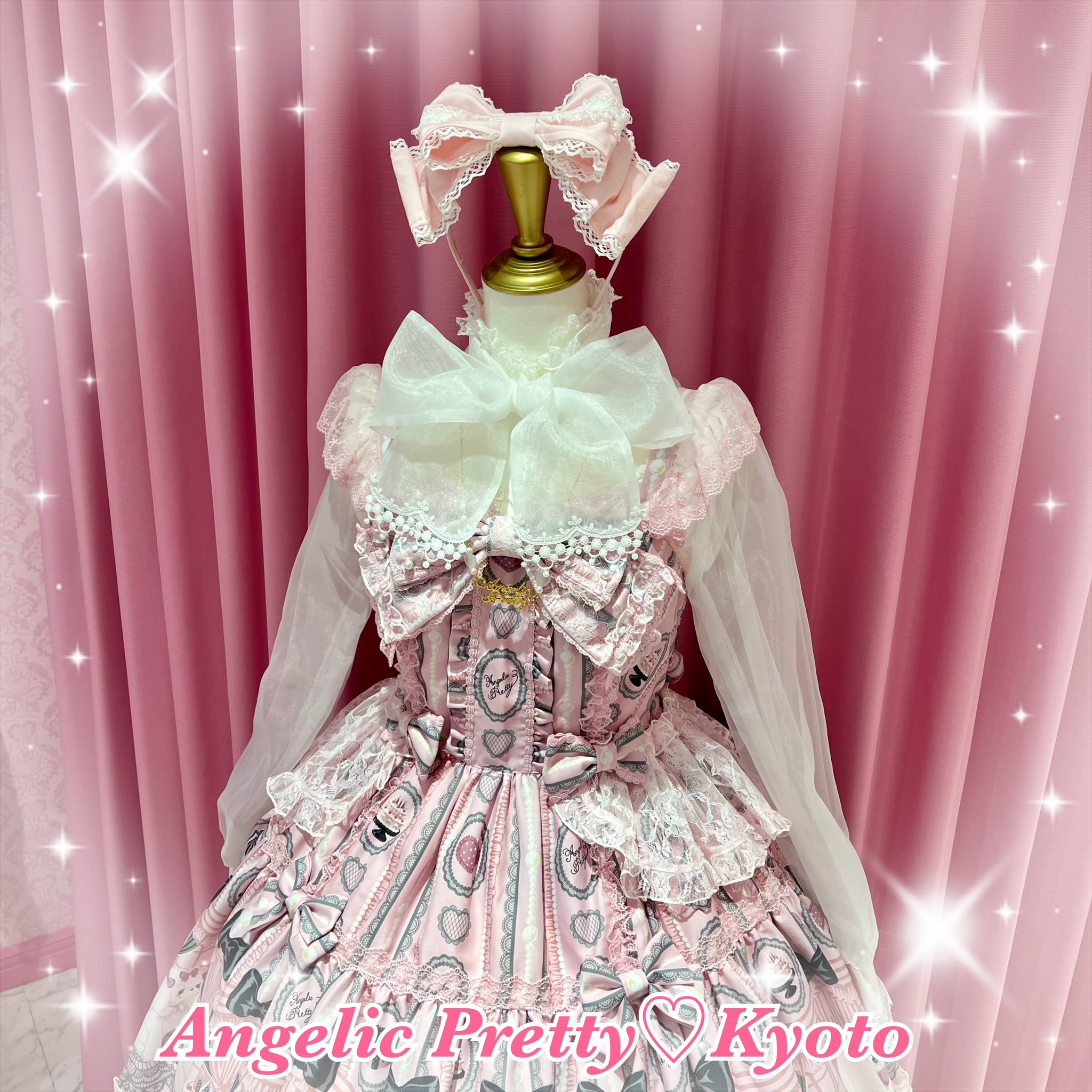 Princess Puppyティアードジャンパースカート Princess Puppy Tiered JSK by Angelic Pretty