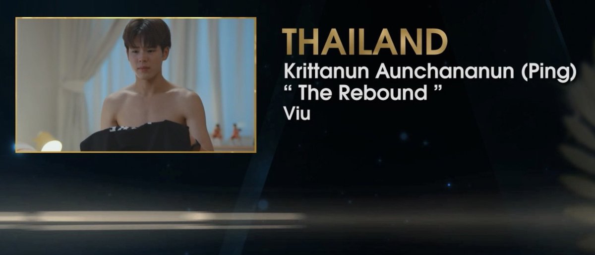 ขอแสดงความยินดีกับน้องปิง🎉 #PingKrittanun
ที่ได้เข้าชิงรางวัล #AsianAcademyCreativeAwards2024 สาขาสมทบชาย จากบทเซน จาก #TheReboundSeries #เกมนี้เพื่อนาย #ViuOriginal #ViuTh 
ขอบคุณทีมงานทุกท่าน <a href="/ALLTHIS_ENTM/">ALLTHIS</a>
<a href="/YokeeApirak/">yokee YOLO</a>
<a href="/TanwarinS_MFP/">Tanwarin Sukkhapisit​ 🏳️‍🌈</a>  <a href="/Viu_TH/">Viu Thailand</a> 
ที่ตั้งใจ ทุ่มเทสร้างผลงานดีๆค่ะ