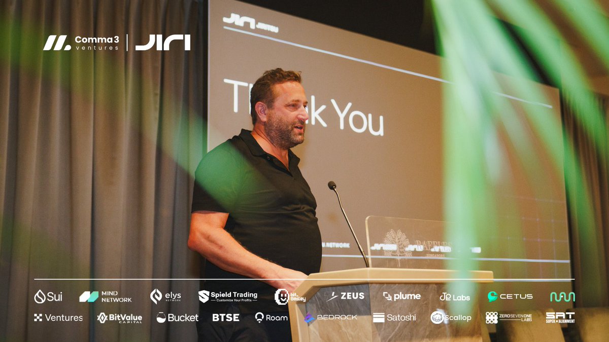 comma3vc's tweet image. 🌟 The #Comma3Summit was a resounding triumph! Our @comma3vc Web3 Convergence Summit, presented by @Jiritsu_Network, united the brightest minds in blockchain, igniting groundbreaking discussions and forging invaluable connections.

The electric atmosphere buzzed with innovative…