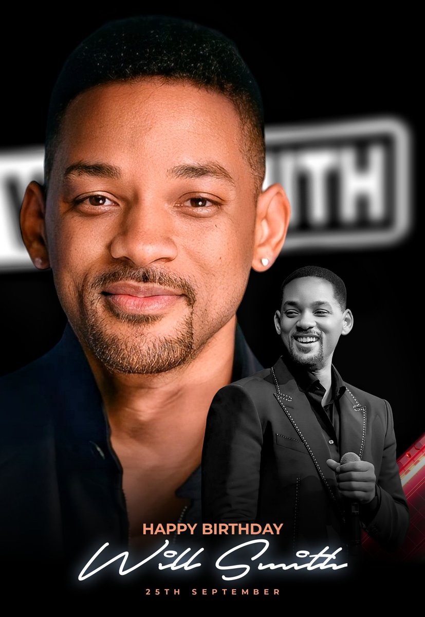 Sir_Goodness__'s tweet photo. My Week 3 and Day3 submission for the ongoing DESIGN CHALLENGE.
A Birthday flyer design for Will Smith @ETHHunter1888
@sandixdesigns
@david_dxc_
#creativexgdc
#birthdaydesign #hollywood https://t.co/akcMHGZzaz