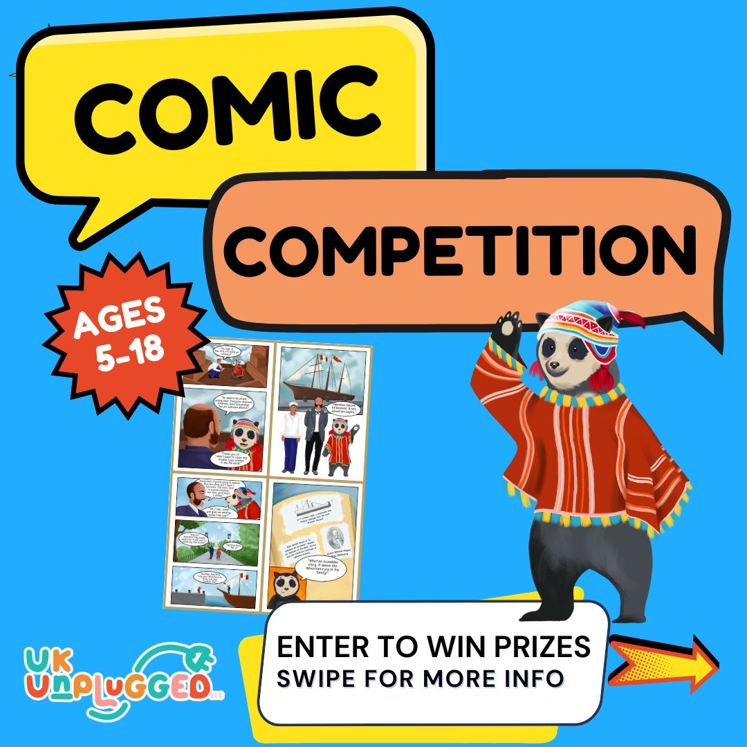 Our Historical Fiction Comic Competition is open until Nov 8th! Perfect for exploring the intersection of art, history (local history), culture with young people! ukunplugged.org/hamilton-bear-…