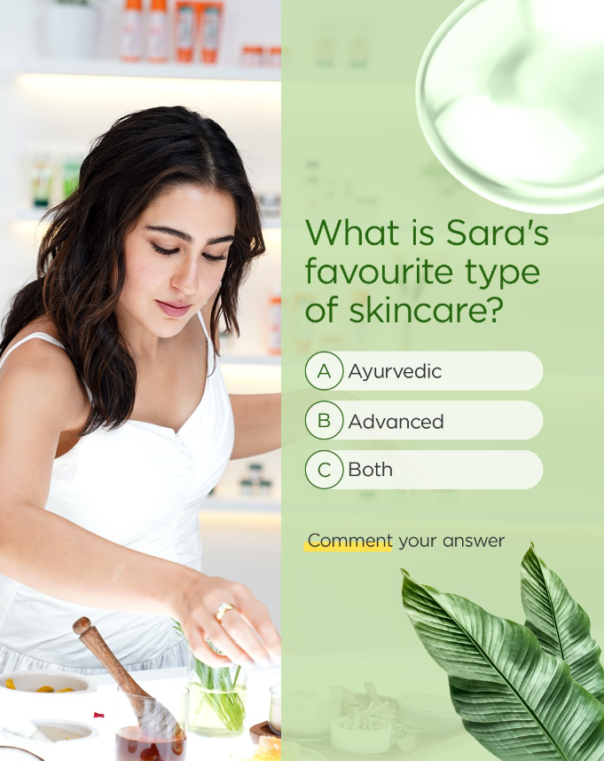 Biotique_World's tweet photo. Glowing skin is her secret weapon! ✨ But what kind of skincare does Sara Ali Khan swear by?
Comment your best guess and stay tuned to find out.
#Biotique #AdvancedAyurveda #SarasFavorite #SaraAliKhan #RealisReallyBeautiful #BiotiqueAmbassador #Ayurveda #Biotechnology #Nature https://t.co/jkkXiPdkvq