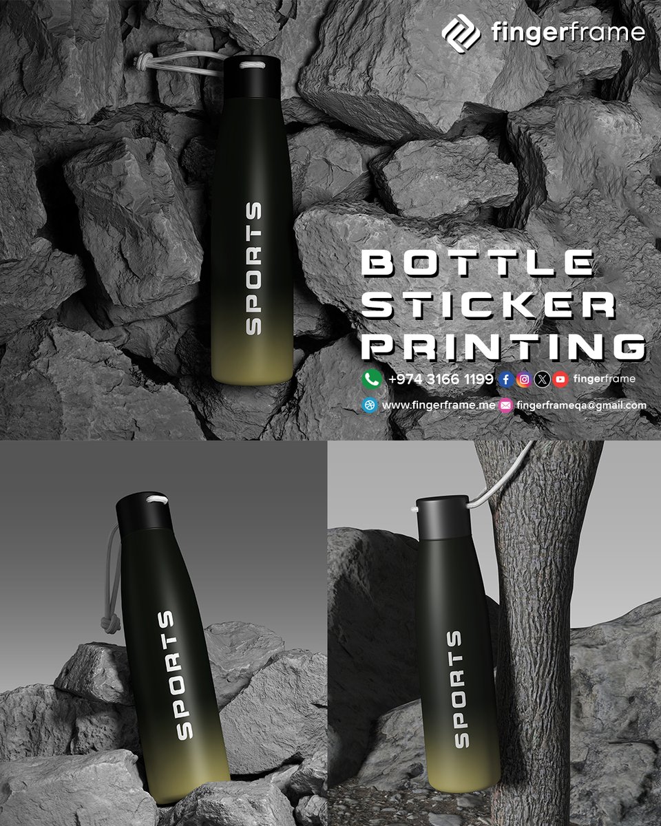 fingerframe_me's tweet image. Bottle sticker printing 

WhatsApp: +974 3166 1199
Mail: fingerframeqa@gmail.com
Website: fingerframe.me

#fingerframe #fftag #qatar  #fingerframeqatar
 #fftagcompany #fftagqatar
#bottle #bottlesticker #bottlesticker #bottlestickerprinting #bottlestickerprintingqatar