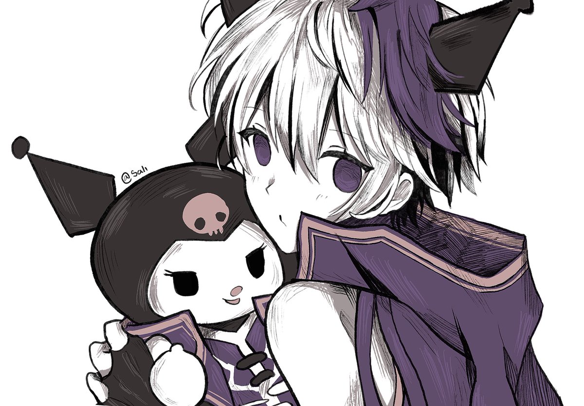 SaliTawanaka_21's tweet photo. Flower with Kuromi 🖤
#VFlower #VOCALOID https://t.co/1FVg3xytyL