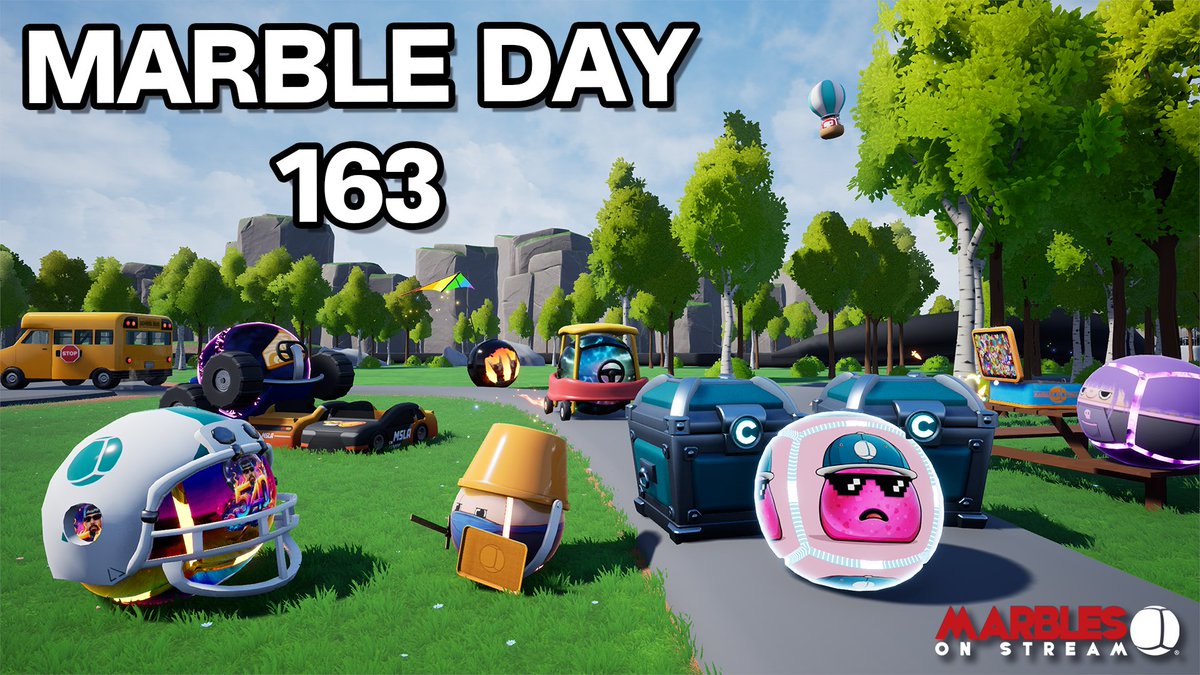 PixelbyPixelStu's tweet photo. Marble Day 163 is HERE!

From now until Monday Sept. 30th at 12pm ET, spend time in the Marbles on Stream category on Twitch to earn some Drops!

https://t.co/FVJVmVBOw1

#MarblesOnStream #MarbleDay #Marbleverse #TwitchDrops #Community https://t.co/K2ycjfpudD