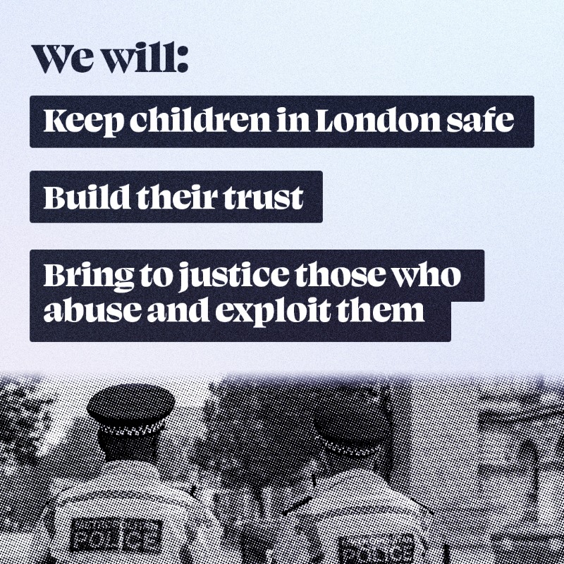 metpoliceuk's tweet photo. The Children’s Strategy is our pledge to work better with our safeguarding partners and with children, to see the ‘child first’ and adapt our response to recognise their needs.