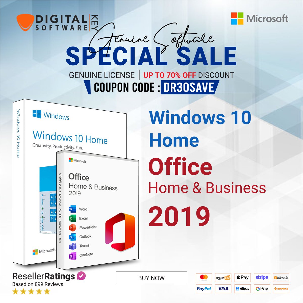 asibsrabontic's tweet photo. ✅ Invest in Your Digital Future! 🌐
💻Windows 10 Home & Office 2019 Home & Business💻
👉 Shop Now : https://t.co/JC6Dila4sM
30% OFF code : dr30save
#Windows10home #Office2019home #DigitalSoftwareKey #dr30save #SHIB #RHOSLC #AEWDynamite #AEWGrandSlam #BlockElon #Meta https://t.co/StM4iAUv8f