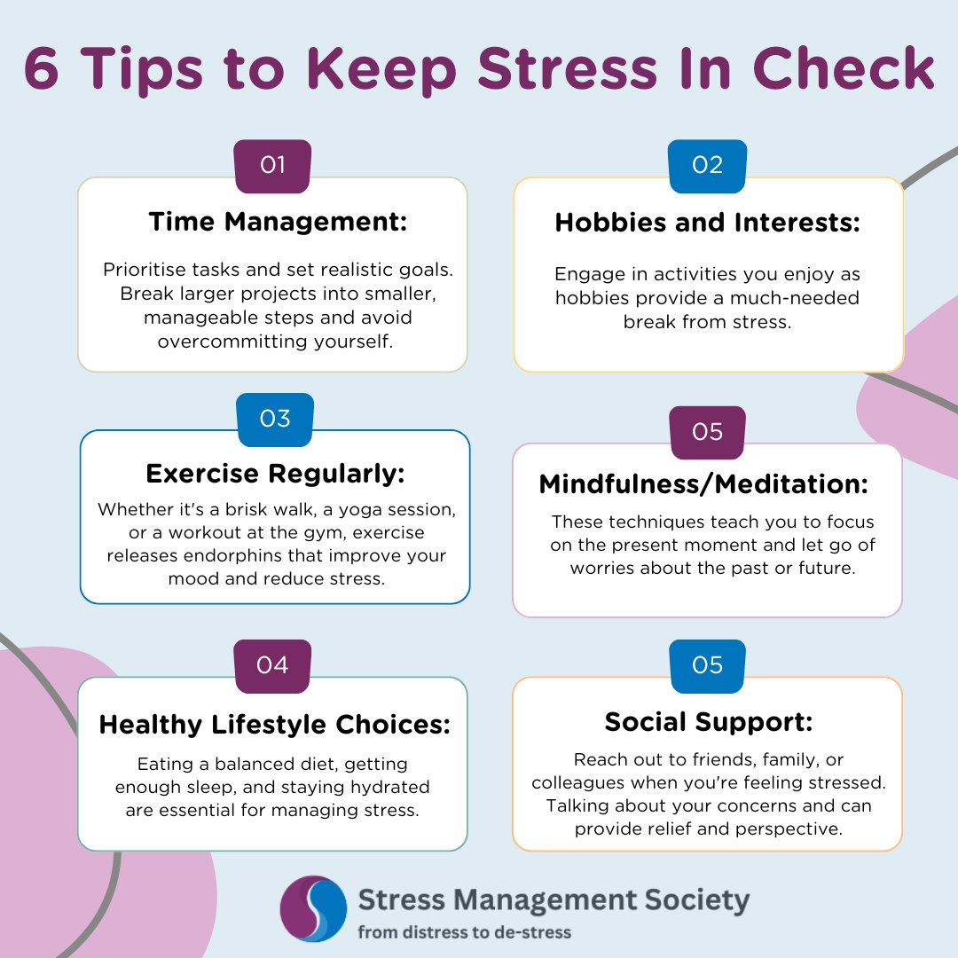 Stress isnt all bad. We need it for survival! However it is important to manage our stress so as to prevent burnout and overwhelm. Here's some of our top tips to managing stress. What's yours?
