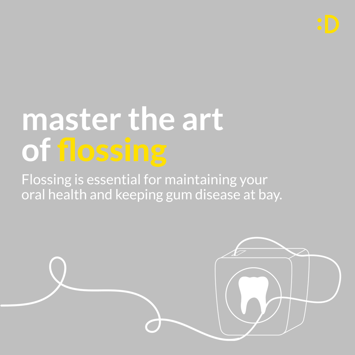 TheDentistSW12's tweet image. Remember, 𝐟𝐥𝐨𝐬𝐬𝐢𝐧𝐠 𝐝𝐚𝐢𝐥𝐲 helps remove plaque and food particles that brushing alone might miss. Keep up this simple yet effective routine for a healthier smile! 😊

#DentalHealth #FlossingTips #HealthySmile #OralHygiene #GumCare