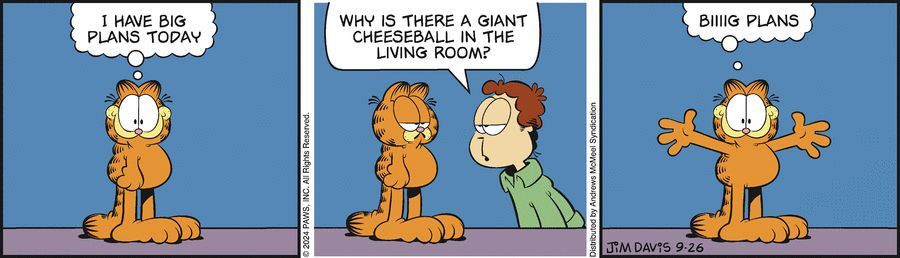 Garfield by Jim Davis for Thu, 26 Sep 2024