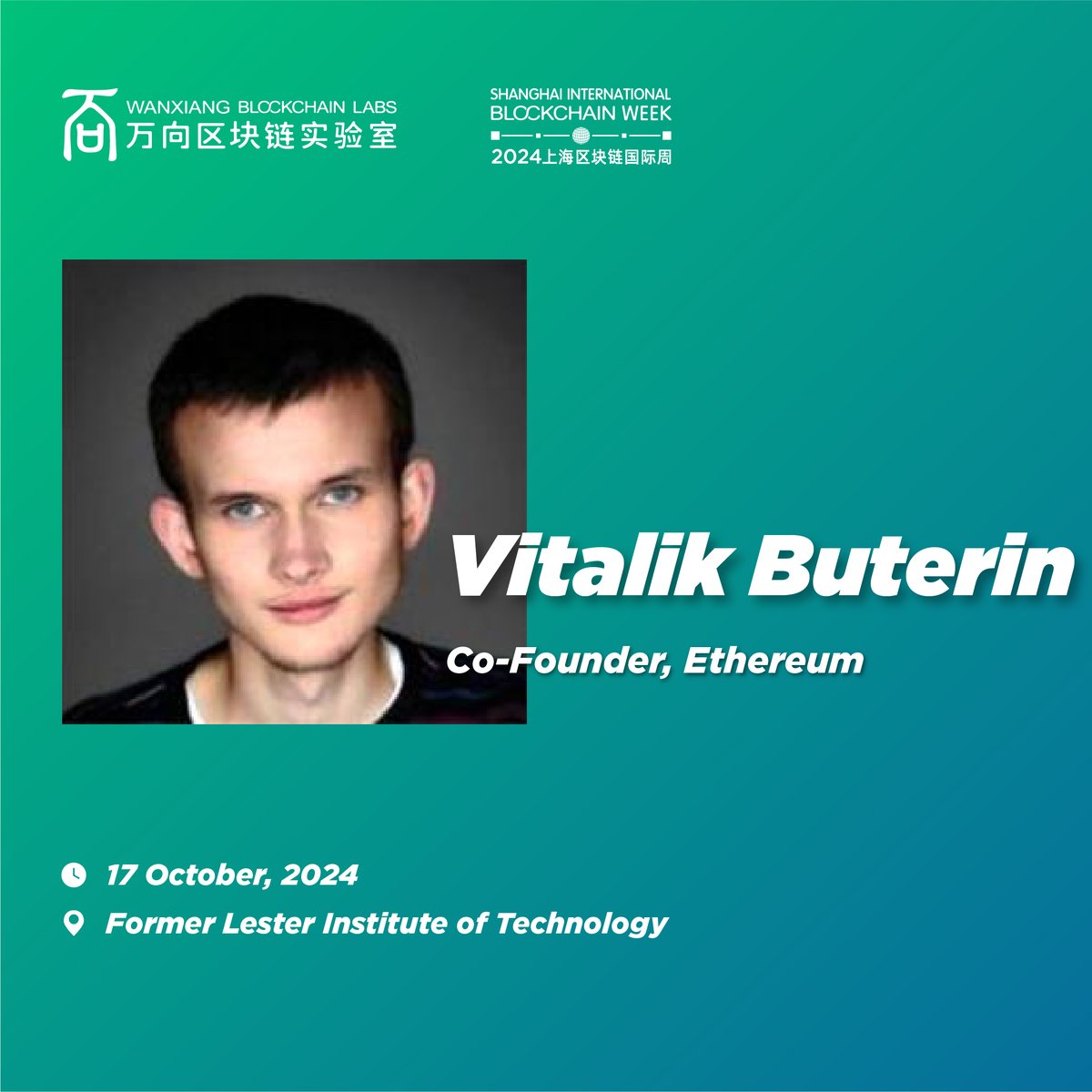 🚨Important: Ethereum co-founder @VitalikButerin will speak at the upcoming  10th Global Blockchain Summit! Seize the chance to hear firsthand from him.  Early bird tickets available until Sep. 30: https://t.co/lFfgoyQYNQ  🗓️October 17, 2024