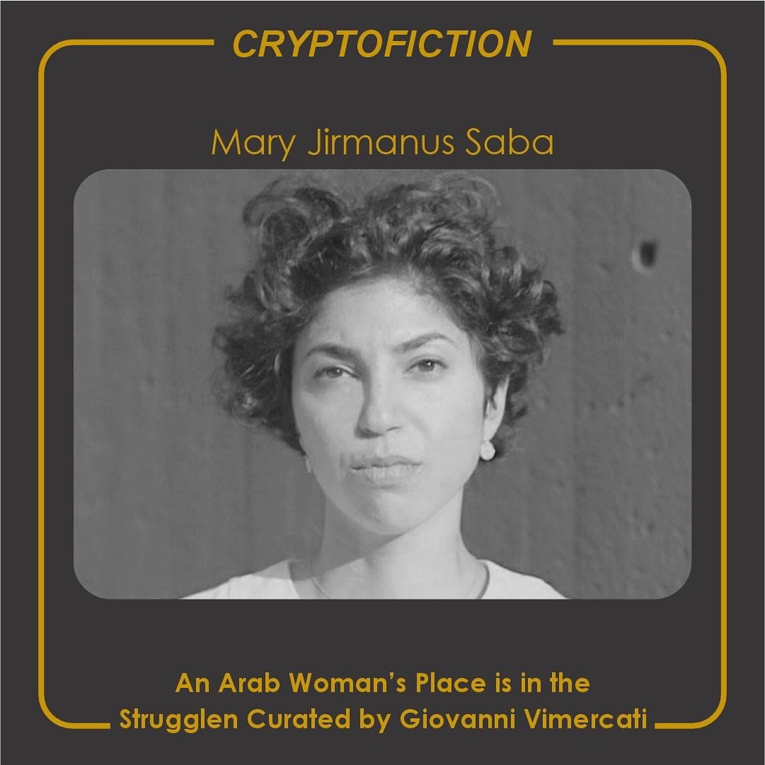 cryptofiction (@cryptofiction) on Twitter photo An Arab Woman’s Place Is In The Struggle.
Curated by Giovanni Vimercati
A Labor Theory of Artistic Value by Mary Jirmanus Saba (2024, 20 min) <a href="/maryjirmanus/">Mary Jirmanus Saba</a>
Watch here: crypto-fiction.com/on-demand
#giovannivimercati #arabwomen #arabfilmmakers #cryptofiction #maryjirmanussaba An Arab Woman’s Place Is In The Struggle.
Curated by Giovanni Vimercati
A Labor Theory of Artistic Value by Mary Jirmanus Saba (2024, 20 min) <a href="/maryjirmanus/">Mary Jirmanus Saba</a>
Watch here: crypto-fiction.com/on-demand
#giovannivimercati #arabwomen #arabfilmmakers #cryptofiction #maryjirmanussaba