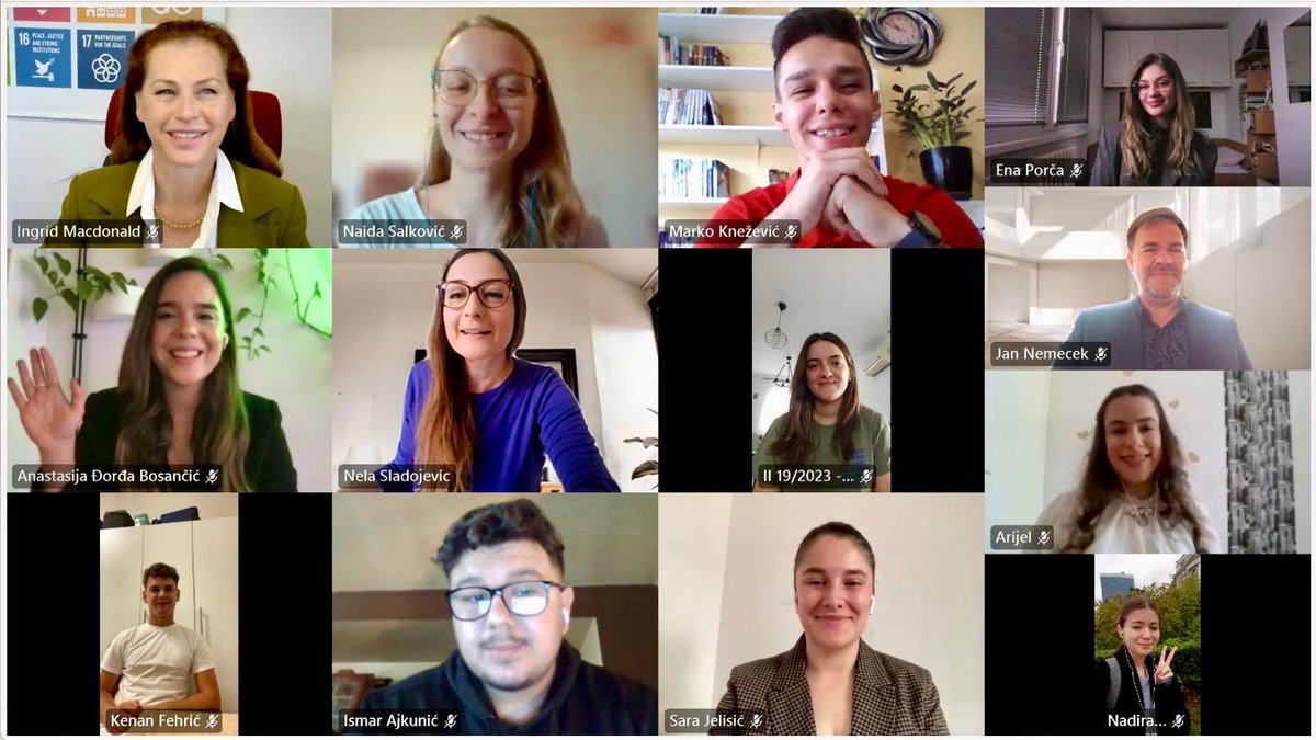 Had an inspiring meeting with the new members of our <a href="/UN_BiH/">United Nations BiH</a> Youth Advisory Board! 🌟 Looking forward to collaborating and driving positive, lasting change for young people across Bosnia and Herzegovina! 🇧🇦🤝🇺🇳 #YouthLead #YouthAction"