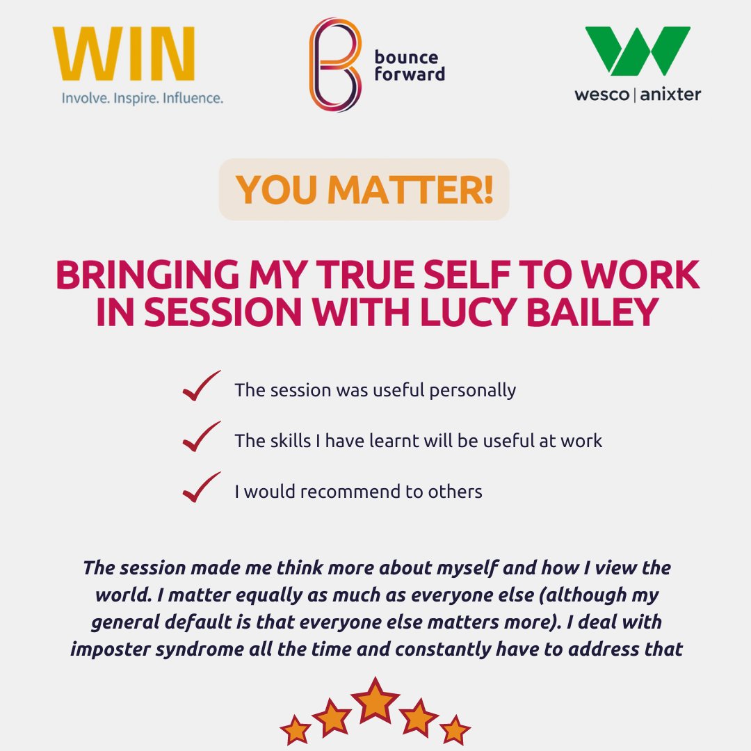 Bounce Forward (@bounceforward) on Twitter photo Proud to work with staff from <a href="/WescoAnixter/">Wesco Anixter</a>
Which also means, with their support, we can reach even more children - so its a WIN WIN ๐คฉ Proud to work with staff from <a href="/WescoAnixter/">Wesco Anixter</a>
Which also means, with their support, we can reach even more children - so its a WIN WIN ๐คฉ