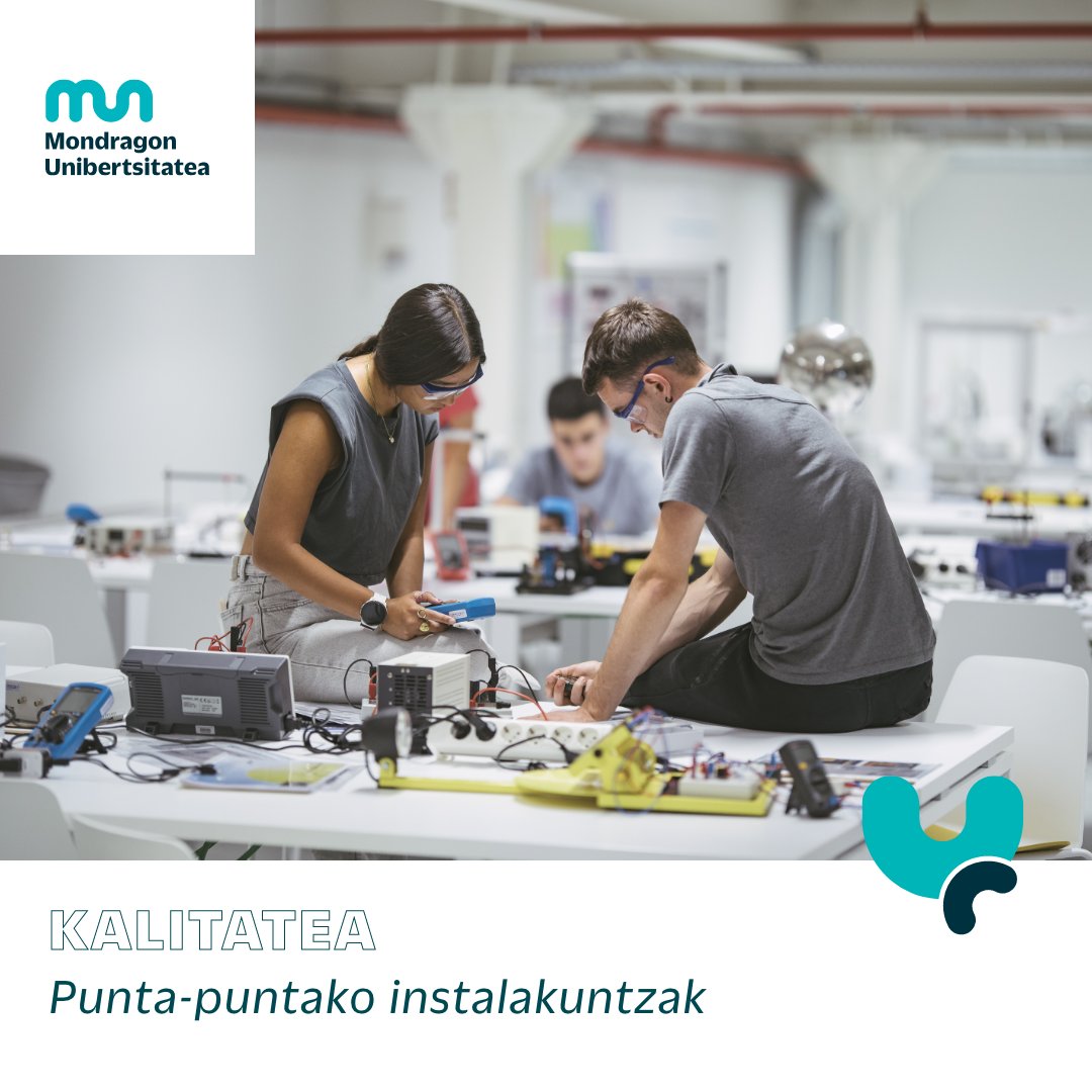 MUnibertsitatea's tweet image. 🏢 Mondragon Unibertsitatean punta-puntako instalazio eta ekipamenduak aurkituko dituzu: laborategiak, sormen gelak, tailerrak...
ow.ly/jG9b50Tv1Ye

#kalitatea #LearningFromAction
@MU_gep @Enpresagintza @Huhezi @bculinary