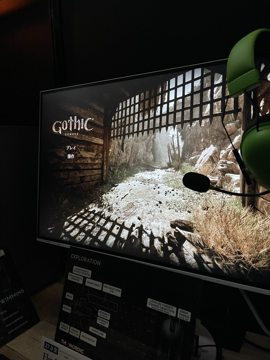 𝑮𝑹𝑶𝑵𝑲𝑯 (@gronkh) on Twitter photo Gerade heimlich eine Runde Gothic Remake gespielt und es war wunderschön 😁🥰 <a href="/THQNordic/">THQ Nordic</a> #tgs2024 #TGS Gerade heimlich eine Runde Gothic Remake gespielt und es war wunderschön 😁🥰 <a href="/THQNordic/">THQ Nordic</a> #tgs2024 #TGS