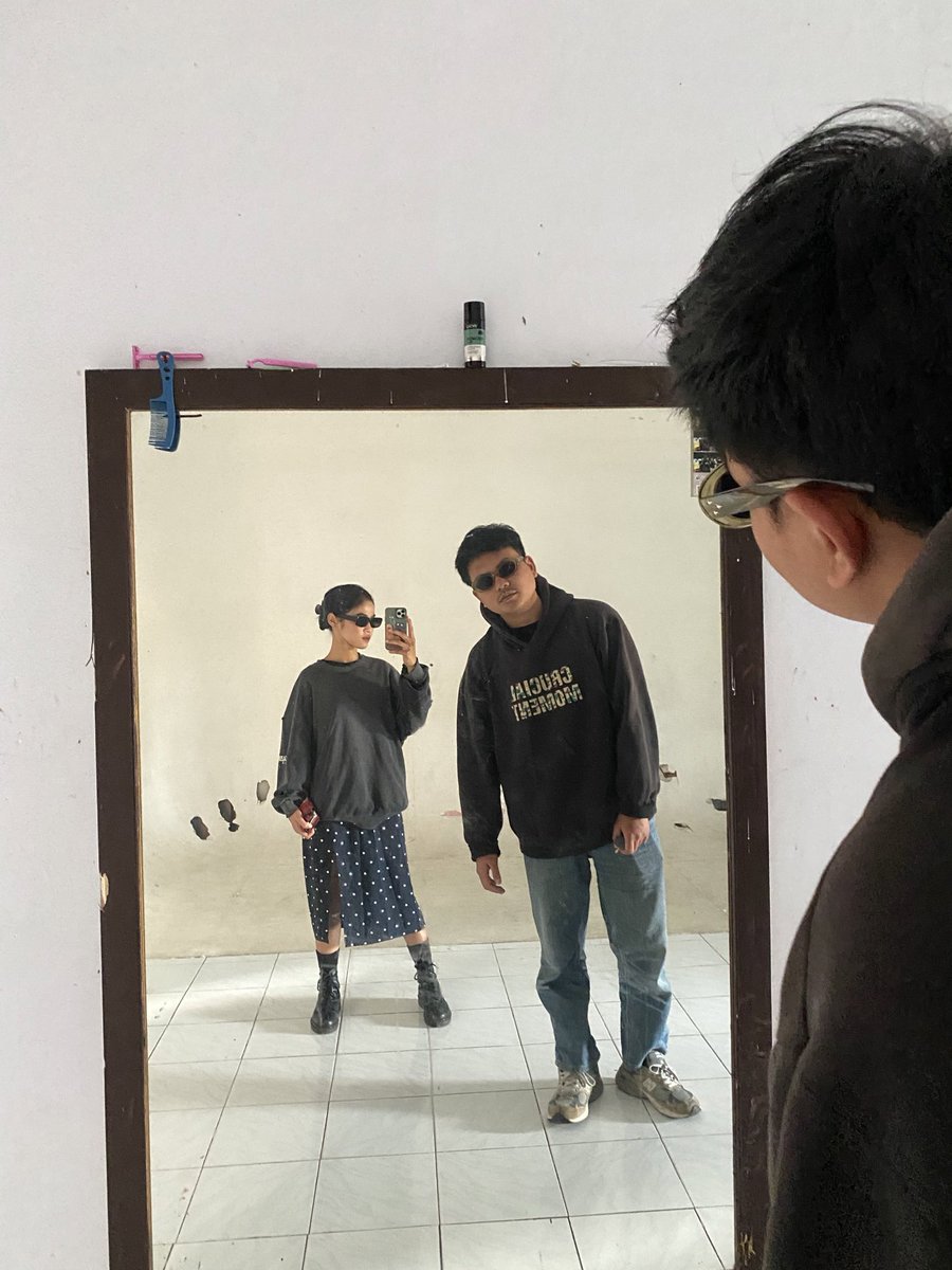 outfit beli nasi padang , before latihan sampe huek-huek ya kak 🫠