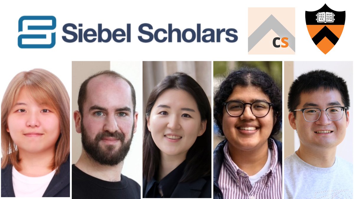 graphic of five Siebel Scholars