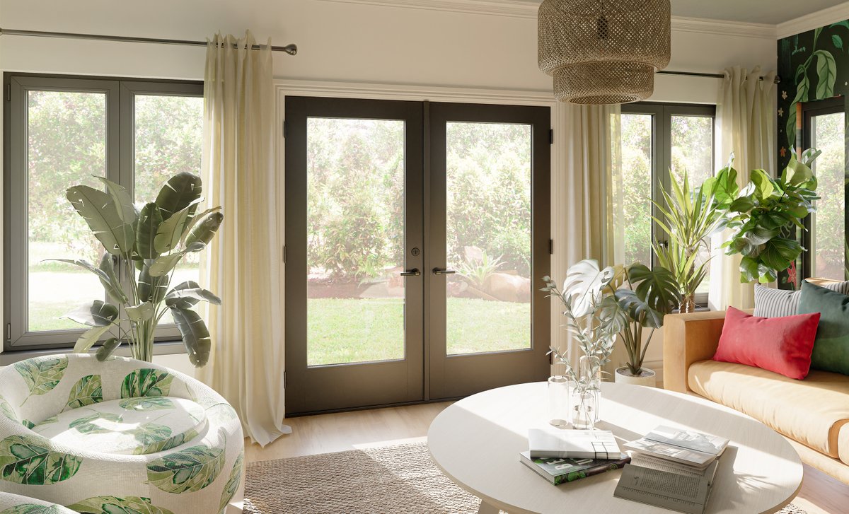 ✨ Brighten up your home with the sleek, modern VistaGrande Flush-Glazed Fiberglass door! Offering up to 18% more natural light and a seamless, low-maintenance design, this door brings in wider views and a contemporary style that's built to last.

hubs.la/Q02RcRNg0