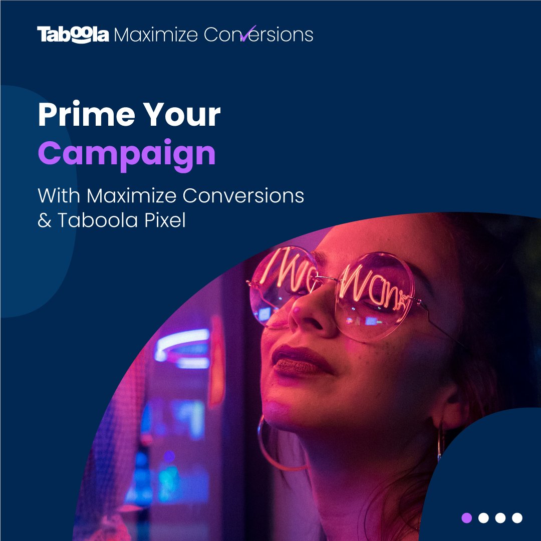 taboola's tweet image. 🎯 See how you can use #TaboolaMaximizeConversions to prime your campaign for Pixel implementation. 

💻 Comment questions below or get started here: help.taboola.com/hc/en-us/artic…

#DigitalMarketing #AI #MarketingStrategy #PerformanceMarketing #AdvertisingSolutions