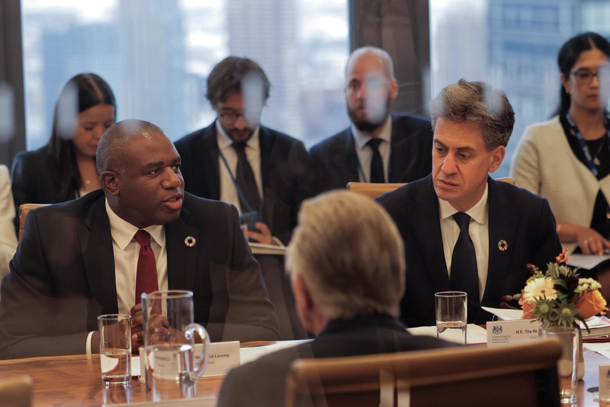 Britain is back as a climate leader.

That’s my message to our international partners at #ClimateWeekNYC

Our world-leading domestic agenda is the route to energy security, lower bills and good jobs.

It’s also how we protect our planet for future generations.