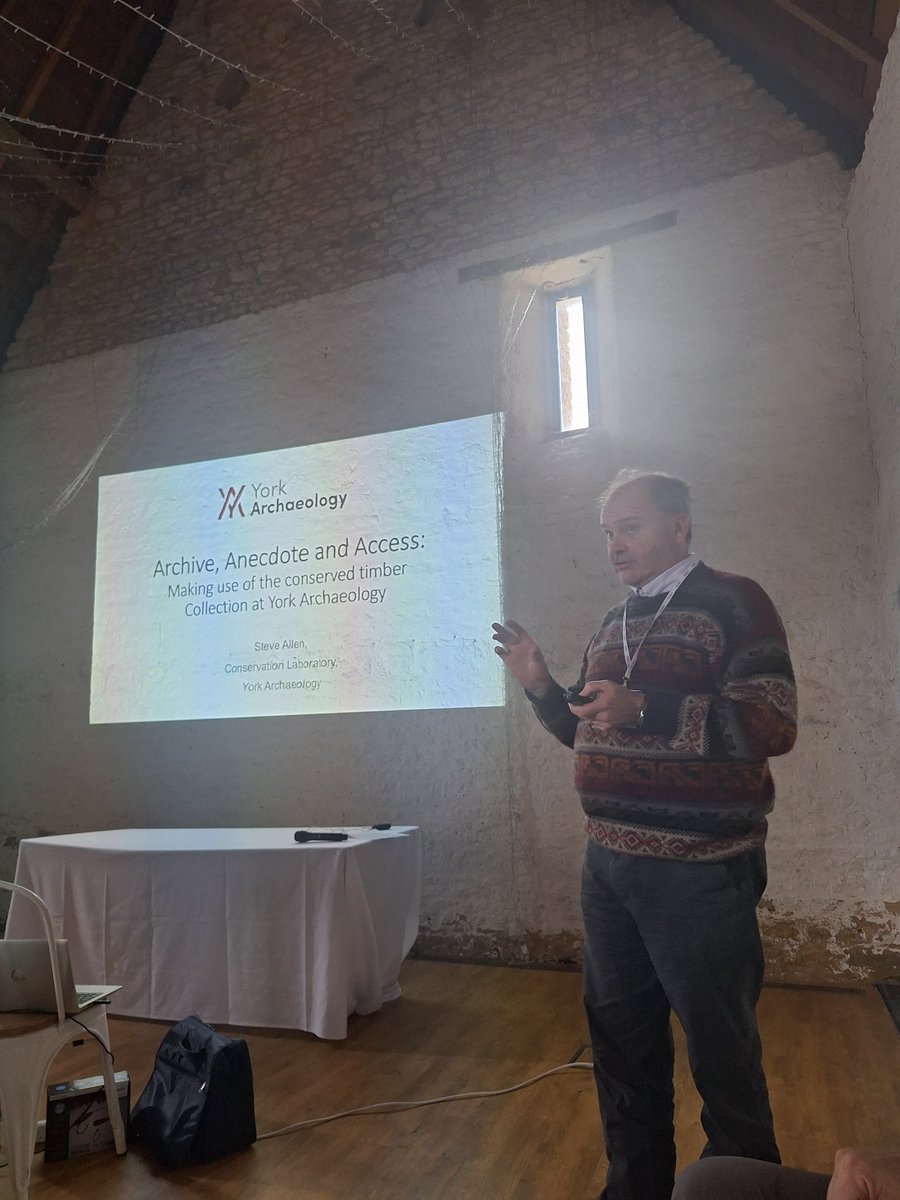 CIfA Archives Group (@ifa_archives) on Twitter photo A great kick off to the conference afternoon sessions by Steven Allen from York Archaeology, with a talk about their use of a fascinating timber collection🌲 <a href="/ChesterHouse_UK/">The Chester House Estate</a> A great kick off to the conference afternoon sessions by Steven Allen from York Archaeology, with a talk about their use of a fascinating timber collection🌲 <a href="/ChesterHouse_UK/">The Chester House Estate</a>