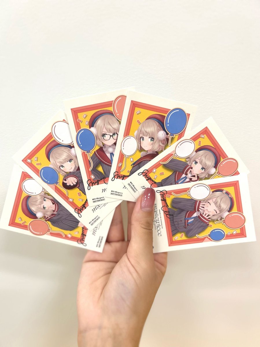 🎤#しぐれういリアルライブ #masterpiece】 🎈会場限定グッズ購入特典