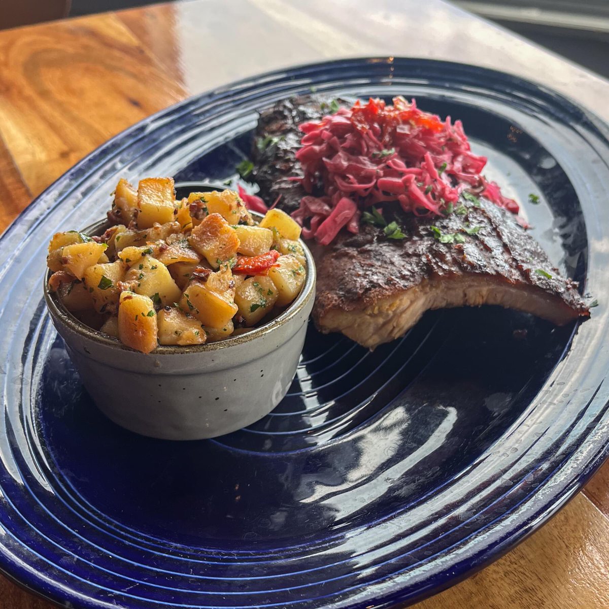 BAHNHOFWV's tweet photo. It's Oktoberfest season. We have three special menu items available for a limited time including a full or half rack smoked ribs w/ warm potato salad  $13/$25 https://t.co/jl7znLo26g