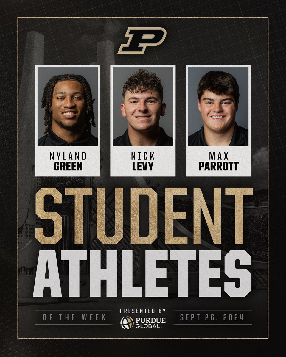 BoilerFootball's tweet photo. Making the grade: our student-athletes of the week! 📚 https://t.co/uOJjD7fUh9