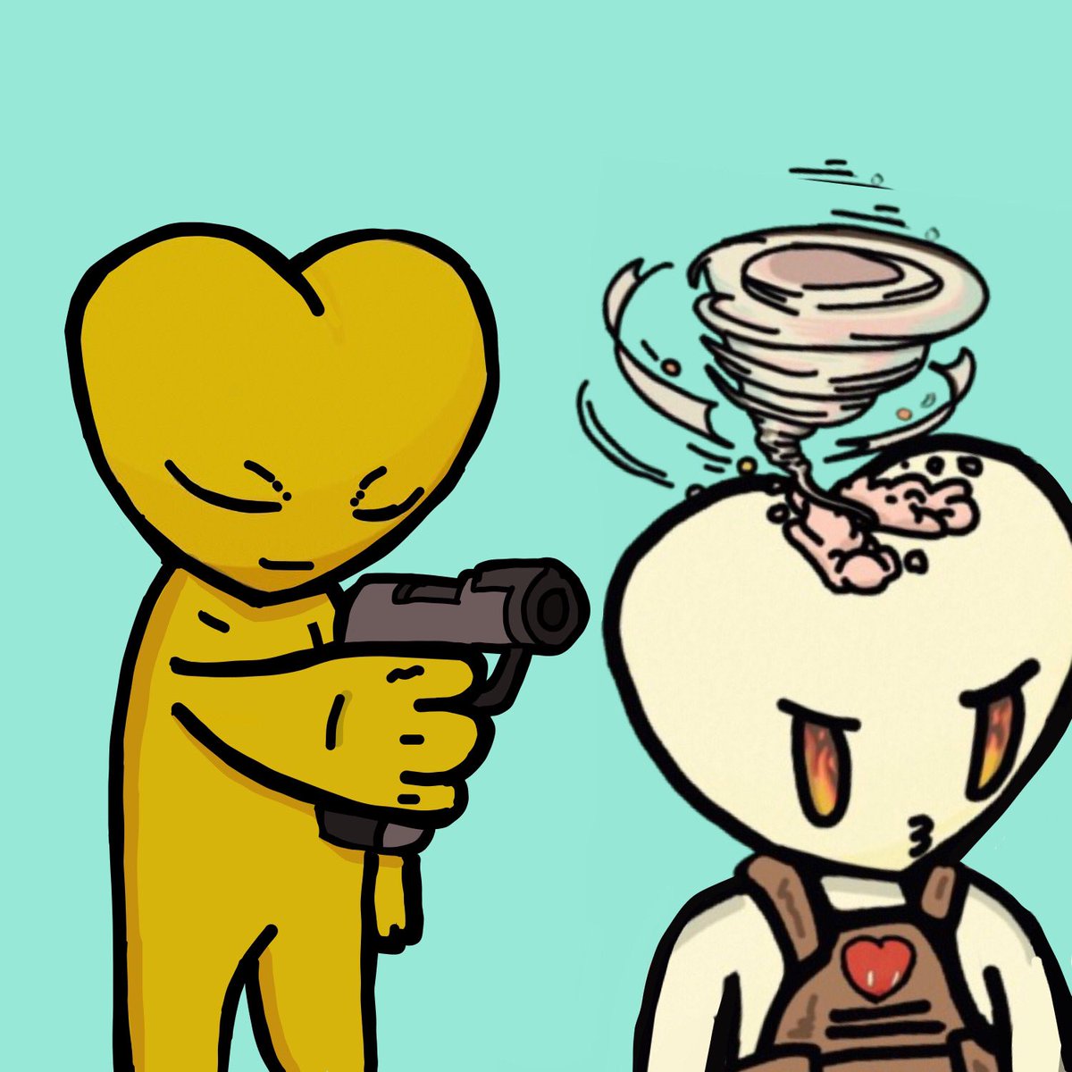 Second entry for <a href="/NakedLT3/">Naked Army redirect</a> art contest . 

Kill them with kindness ❤️