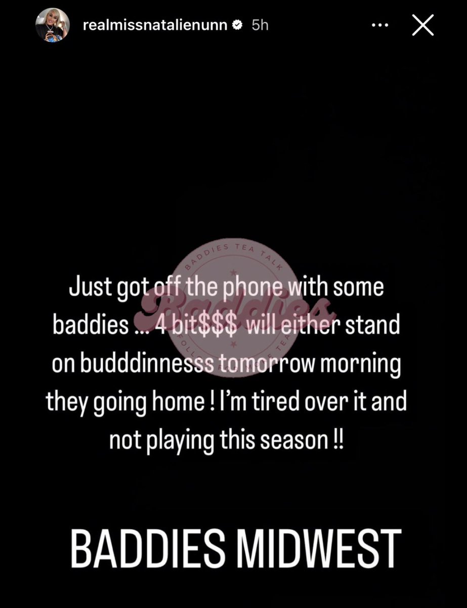 BaddiesTeaTalk's tweet photo. Looks Like Natalie Wants The Baddies To Stand On Big Business This Season Or She Sending Them Home This Season😯😯😯
-
#NatalieNunn #BaddiesMidwest #Zeus #ZeusNetwork https://t.co/ZR2ICu6fuA