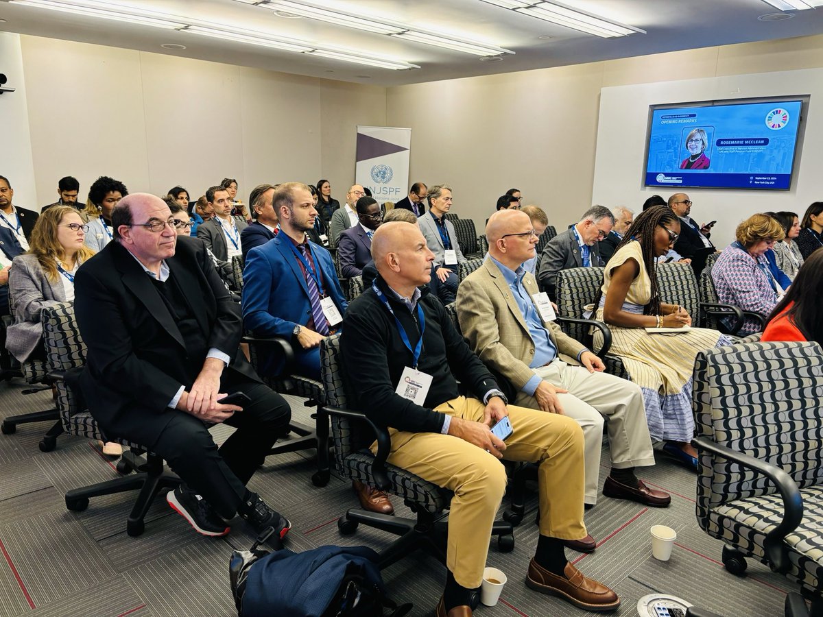 KPBabarinde's tweet photo. Congrats to Sandra and the @GBBCouncil team for a successful #BlockchainCentral #UNGA event at #UNJSPF, NY! It's incredible to witness key discussions on Global Finance, Justice, Strong Institutions &amp; Empowering Communities. Excited for the future of decentralized solutions! #ABI https://t.co/aPic2l58jF