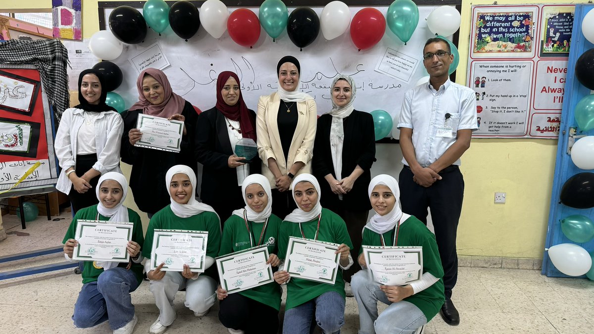 JoYS_initiative's tweet photo. #JoYS team visited schools in Balqa whose students showcased their innovations at the #JoYS 2024. Listening to their participation experiences & receiving their feedback was truly important & inspiring. We are excited to see how they will continue to develop in the coming years. https://t.co/A1SPKslCRw