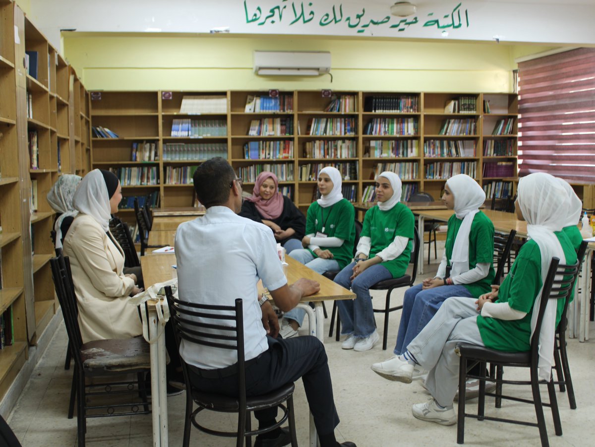 JoYS_initiative's tweet photo. #JoYS team visited schools in Balqa whose students showcased their innovations at the #JoYS 2024. Listening to their participation experiences & receiving their feedback was truly important & inspiring. We are excited to see how they will continue to develop in the coming years. https://t.co/A1SPKslCRw