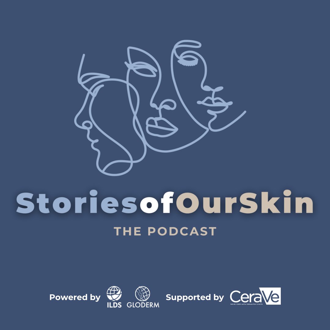 glodermalliance's tweet photo. We just launched GLODERM’s brand new podcast: Stories of Our Skin! 🎙️✨In this podcast, we'll be sharing expert insights and real stories from individuals around the globe. #StoriesofOurSkin is proudly supported by CeraVe Care For All. Subscribe &amp; listen: https://t.co/FL67fF0Hwa https://t.co/jcn589qNpf