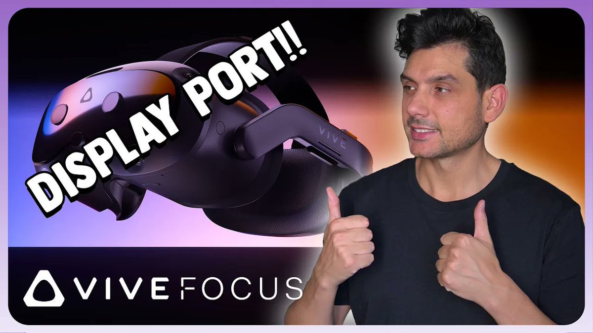 Two different ways of understanding VR. Meta, pushing towards the future with lighter, wireless headsets, and Vive, solid in the roots to which it belongs, with a DisplayPort headset.
youtu.be/9WpK7Z-YLJc
<a href="/htcvive/">HTC VIVE</a>