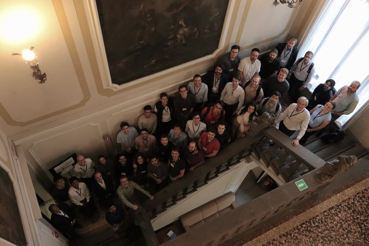 Thrilled to have joined the CISM-EUROMECH course on 'Model Reduction &amp; ML for Solids, Fluids &amp; Controls' in Udine🇮🇹! I presented my poster on 'Reduced Representations of Turbulent Rayleigh-Bénard Flows via Autoencoders' and loved the frescoed classroom at the XV-century Palazzo.