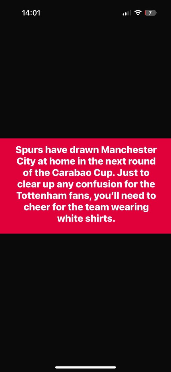 baz710_'s tweet photo. @Mrjamieohara1 just a heads up mate 🤣🤣🤣 #Spurs #ManCity https://t.co/0ujAwWBF59