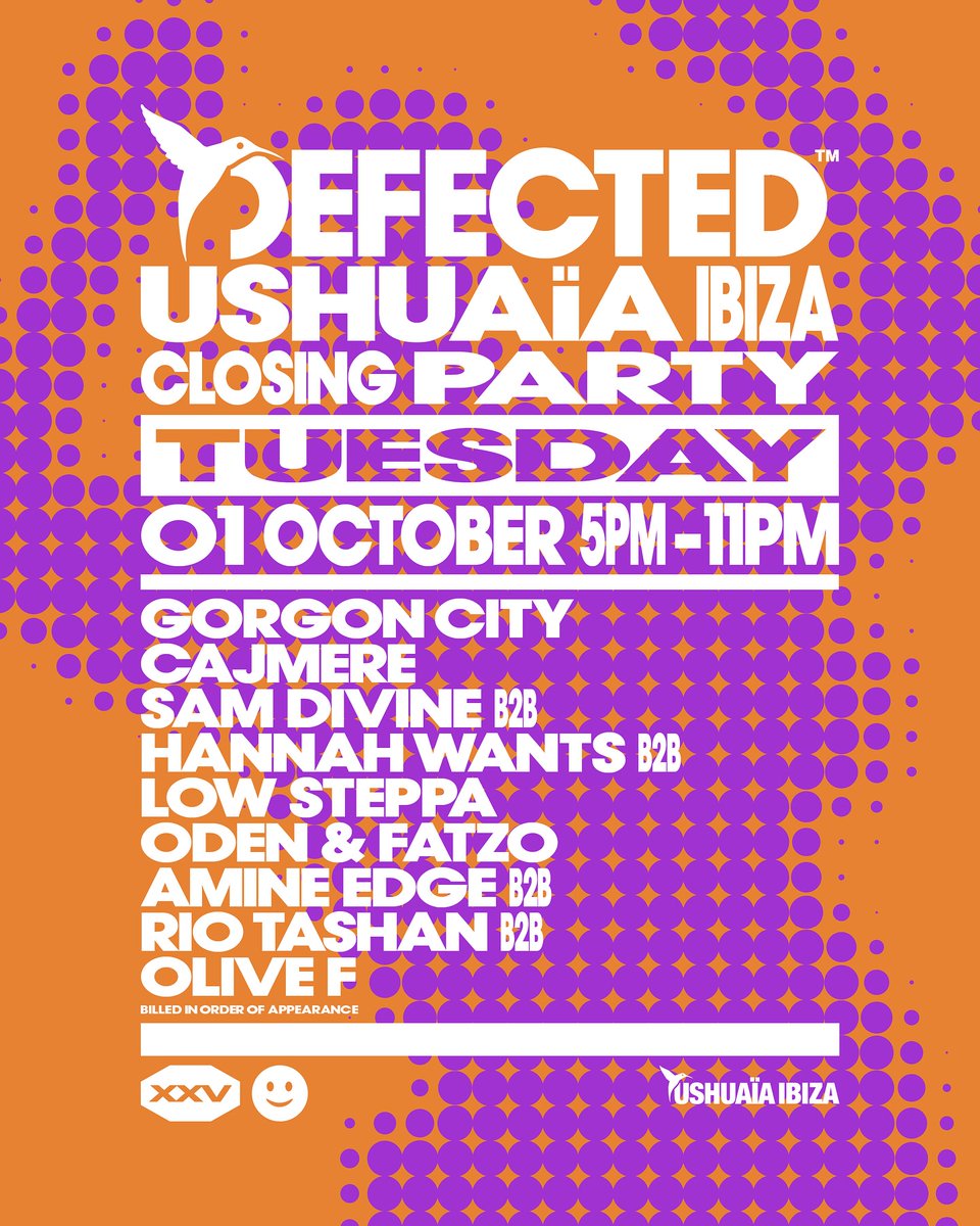 We had to go big for our last dance of the season 

<a href="/GorgonCity/">Gorgon City</a> 
<a href="/GreenVelvet_/">Green Velvet</a> 
<a href="/samdivine/">▼ Sam Divine ▼</a> B2B <a href="/hannah_wants/">Hannah Wants</a> B2B <a href="/Lowsteppa/">LOW STEPPA</a> 
<a href="/ODEN_and_FATZO/">Oden & Fatzo</a> 
<a href="/AmineEdge/">Amine Edge</a> 
<a href="/RioTashanDJ/">Rio Tashan</a> B2B Olive F

theushuaiaexperience.com/en/club/events…