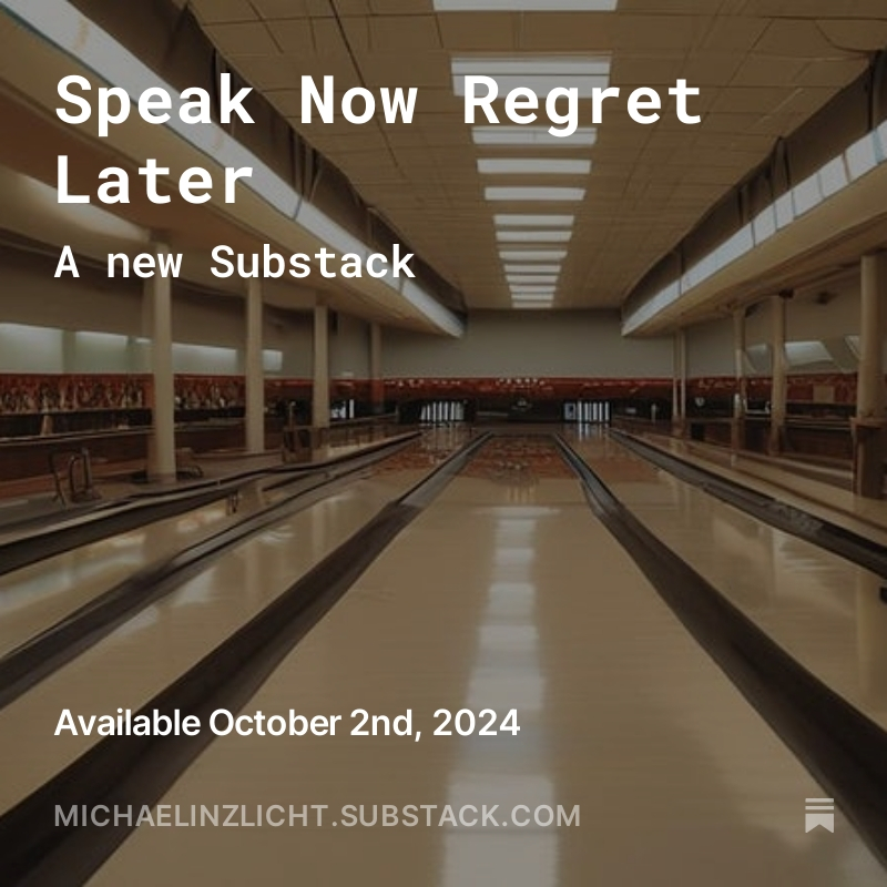 Yes, me too. 

Speak Now Regret Later is where I will share my unfiltered thoughts on psychology, science, politics, and personal experiences.  I’m opinionated and prone to regret, but I believe there’s value in saying what you feel even if you have to admit you are wrong later.