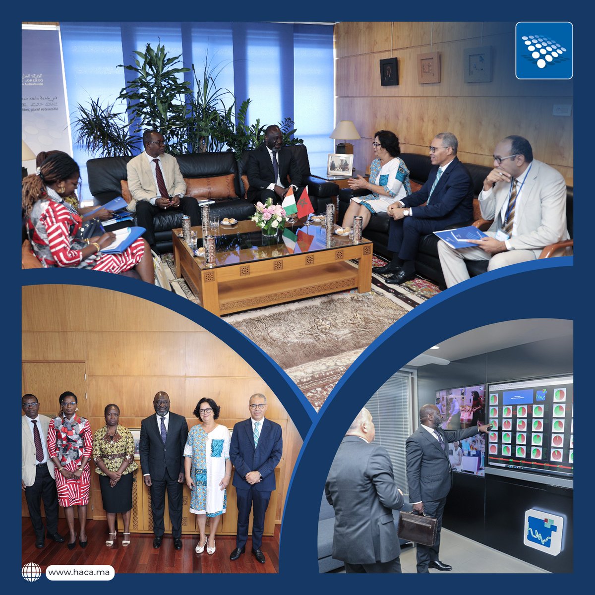 المدير العام للهيئة العليا للاتصال السمعي البصري بكوت ديفوار في زيارة عمل إلى الهيئة العليا.
haca.ma/ar/node/7703/

Le Directeur Général de la Haute Autorité de la Communication Audiovisuelle de Côte d’Ivoire en visite de travail à la <a href="/HACAMOROCCO/">HACA</a>.
haca.ma/fr/node/7702/