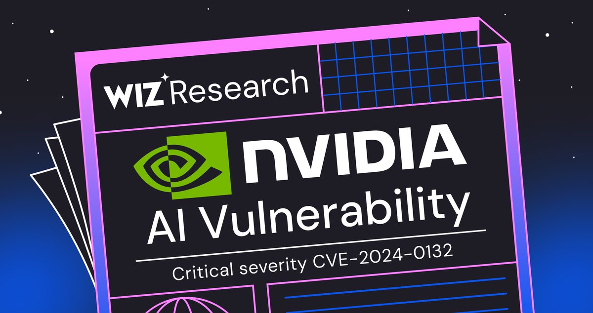 🚨 Breaking: Wiz Research discovered CVE-2024-0132 in <a href="/nvidia/">NVIDIA</a> Container Toolkit and NVIDIA GPU Operator exposing #AI workloads to container escape attacks that give attackers control over the host system.🚨
wiz.io/blog/wiz-resea…